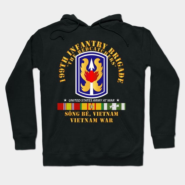 199th Infantry Brigade - The RedCatchers - SSI w VN SVC X 300 Hoodie by twix123844